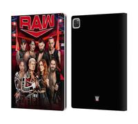 Head Case Designs Officially Licensed WWE Raw Pay-Per-View Superstars Leather Wallet Case Compatible With Apple iPad Pro 13 M4 2024