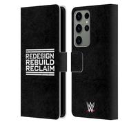 Head Case Designs Officially Licensed WWE Redesign, Rebuild, Reclaim Seth Rollins Leather Wallet Case Compatible With Samsung Galaxy S23 Ultra 5G