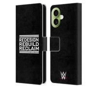 Head Case Designs Officially Licensed WWE Redesign, Rebuild, Reclaim Seth Rollins Leather Wallet Case Compatible With Apple iPhone 17