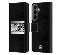 Head Case Designs Officially Licensed WWE Redesign, Rebuild, Reclaim Seth Rollins Leather Wallet Case Compatible With Samsung Galaxy S26 Plus