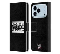 Head Case Designs Officially Licensed WWE Redesign, Rebuild, Reclaim Seth Rollins Leather Wallet Case Compatible With Apple iPhone 17 Pro