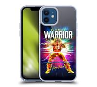 Head Case Designs Officially Licensed WWE Retro Blast The Ultimate Warrior Gel Case [Military Grade Protection] Compatible with Apple iPhone 12 / iPhone 12 Pro and Compatible with MagSafe