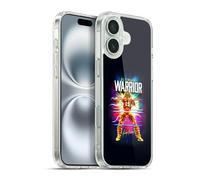 Head Case Designs Officially Licensed WWE Retro Blast The Ultimate Warrior Gel Case [Military Grade Protection] Compatible with Apple iPhone 16 Plus and Compatible with MagSafe