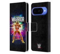 Head Case Designs Officially Licensed WWE Retro Blast The Ultimate Warrior Leather Wallet Case Compatible With Google Pixel 10