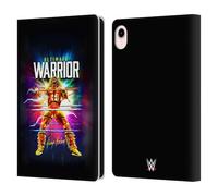 Head Case Designs Officially Licensed WWE Retro Blast The Ultimate Warrior Leather Wallet Case Compatible With Apple iPad mini (2021/2024)