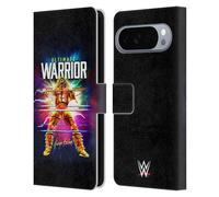 Head Case Designs Officially Licensed WWE Retro Blast The Ultimate Warrior Leather Wallet Case Compatible With Google Pixel 10 Pro XL