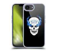 Head Case Designs Officially Licensed WWE Retro Skull Stone Cold Steve Austin Gel Case [Military Grade Protection] Compatible with Apple iPhone 16e and Compatible with MagSafe