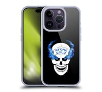 Head Case Designs Officially Licensed WWE Retro Skull Stone Cold Steve Austin Soft Gel Case [Military Grade Protection] Compatible With Apple iPhone 14 Pro