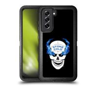 Head Case Designs Officially Licensed WWE Retro Skull Stone Cold Steve Austin Ultra-Armoured Shockproof Case [Military Grade Protection] Compatible With Samsung Galaxy S21 FE 5G