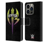 Head Case Designs Officially Licensed WWE Retro The Hardy Boyz Leather Wallet Case Compatible With Apple iPhone 14 Pro