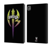 Head Case Designs Officially Licensed WWE Retro The Hardy Boyz Leather Wallet Case Compatible With Apple iPad Pro 11 M4 2024