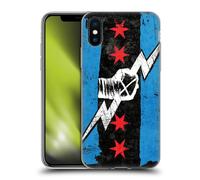 Head Case Designs Officially Licensed WWE Return CM Punk Gel Case [Military Grade Protection] Compatible with Apple iPhone X/iPhone XS and Compatible with MagSafe