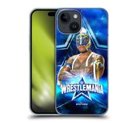 Head Case Designs Officially Licensed WWE Rey Mysterio Wrestlemania 38 Superstars Hard Back Case Compatible With Apple iPhone 15