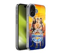Head Case Designs Officially Licensed WWE Roman, Cena, Seth Wrestlemania 33 Superstars Gel Case [Military Grade Protection] Compatible With Apple iPhone 17