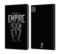 Head Case Designs Officially Licensed WWE Roman Empire Roman Reigns Leather Wallet Case Compatible With Apple iPad Pro 11 M4 2024