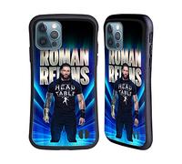 Head Case Designs Officially Licensed WWE Roman Reigns 2 R. Reigns Graphics Hybrid Case Compatible With Apple iPhone 12 / iPhone 12 Pro