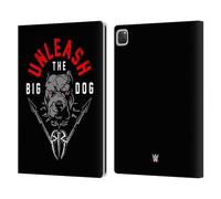 Head Case Designs Officially Licensed WWE Roman Reigns Unleash The Big Dog Superstars 8 Leather Wallet Case Compatible With Apple iPad Pro 13 M4 2024