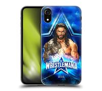 Head Case Designs Officially Licensed WWE Roman Reigns Wrestlemania 38 Superstars Gel Case [Military Grade Protection] Compatible With Apple iPhone XR