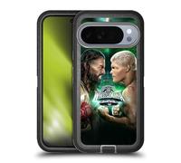 Head Case Designs Officially Licensed WWE Roman Vs Cody Wrestlemania 40 Ultra-Armoured Shockproof Case [Military Grade Protection] Compatible With Google Pixel 10 Pro XL