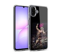 Head Case Designs Officially Licensed WWE Rope Pose Ultimate Warrior Gel Case [Military Grade Protection] Compatible With Samsung Galaxy A07 4G
