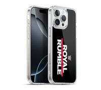 Head Case Designs Officially Licensed WWE Royal Rumble TV Program Logo Gel Case [Military Grade Protection] Compatible with Apple iPhone 16 Pro Max and Compatible with MagSafe