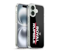 Head Case Designs Officially Licensed WWE Royal Rumble TV Program Logo Gel Case [Military Grade Protection] Compatible with Apple iPhone 16 Plus and Compatible with MagSafe