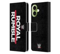 Head Case Designs Officially Licensed WWE Royal Rumble TV Program Logo Leather Wallet Case Compatible With Apple iPhone 17