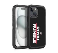 Head Case Designs Officially Licensed WWE Royal Rumble TV Program Logo Ultra-Armoured Shockproof Case [Military Grade Protection] Compatible With Apple iPhone 15
