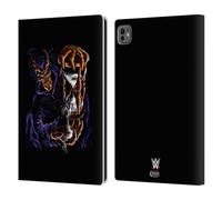Head Case Designs Officially Licensed WWE Sands Of Time Undertaker Leather Wallet Case Compatible With Apple iPad Pro 11 M4 2024