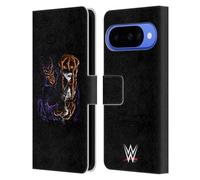 Head Case Designs Officially Licensed WWE Sands Of Time Undertaker Leather Wallet Case Compatible With Google Pixel 10