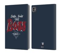 Head Case Designs Officially Licensed WWE Sasha Banks The Boss Superstars 9 Leather Wallet Case Compatible With Apple iPad Pro 11 M4 2024