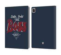 Head Case Designs Officially Licensed WWE Sasha Banks The Boss Superstars 9 Leather Wallet Case Compatible With Apple iPad Pro 13 M4 2024