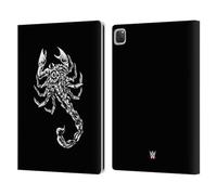 Head Case Designs Officially Licensed WWE Scorpion Sting Leather Wallet Case Compatible With Apple iPad Pro 13 M4 2024