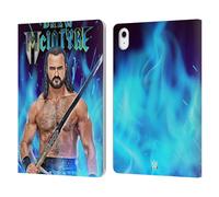 Head Case Designs Officially Licensed WWE Scottish Warrior Drew McIntyre Leather Wallet Case Compatible With Apple iPad Air 11 2020/2022/2024/2025