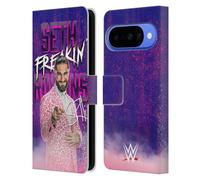 Head Case Designs Officially Licensed WWE Seth Freakin' Rollins Seth Rollins Leather Wallet Case Compatible With Google Pixel 10