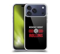Head Case Designs Officially Licensed WWE Seth Rollins Monday Night Superstars 7 Gel Case [Military Grade Protection] Compatible With Apple iPhone 17 Pro Max