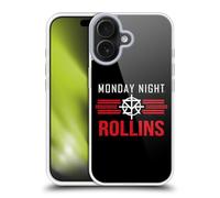 Head Case Designs Officially Licensed WWE Seth Rollins Monday Night Superstars 7 Gel Case [Military Grade Protection] Compatible With Apple iPhone 17