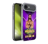 Head Case Designs Officially Licensed WWE Seth Rollins Wrestlemania 34 Superstars Gel Case [Military Grade Protection] Compatible With Apple iPhone 17 Air