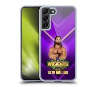 Head Case Designs Officially Licensed WWE Seth Rollins Wrestlemania 34 Superstars Gel Case [Military Grade Protection] Compatible with Samsung Galaxy S22+ 5G and Compatible with MagSafe