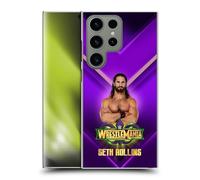 Head Case Designs Officially Licensed WWE Seth Rollins Wrestlemania 34 Superstars Hard Back Case Compatible With Samsung Galaxy S24 Ultra 5G