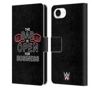 Head Case Designs Officially Licensed WWE Sheamus & Cesaro Bar is Open Superstars 7 Leather Wallet Case Compatible With Apple iPhone 16e