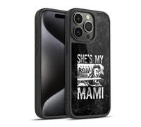 Head Case Designs Officially Licensed WWE She's My Mami Rhea Ripley Gel Armour Case [Military Grade Protection] Compatible With Apple iPhone 15 Pro