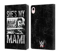Head Case Designs Officially Licensed WWE She's My Mami Rhea Ripley Leather Wallet Case Compatible With Apple iPad mini (2021/2024)