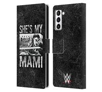 Head Case Designs Officially Licensed WWE She's My Mami Rhea Ripley Leather Wallet Case Compatible With Samsung Galaxy S21+ 5G
