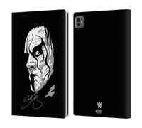 Head Case Designs Officially Licensed WWE Signature Sting Leather Wallet Case Compatible With Apple iPad Pro 11 M4 2024