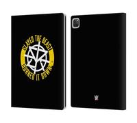 Head Case Designs Officially Licensed WWE Slayed The Beast Seth Rollins Leather Wallet Case Compatible With Apple iPad Pro 13 M4 2024