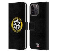Head Case Designs Officially Licensed WWE Slayed The Beast Seth Rollins Leather Wallet Case Compatible With Apple iPhone 15 Pro Max