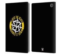 Head Case Designs Officially Licensed WWE Slayed The Beast Seth Rollins Leather Wallet Case Compatible With Amazon Fire Max 11 2023
