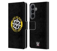 Head Case Designs Officially Licensed WWE Slayed The Beast Seth Rollins Leather Wallet Case Compatible With Samsung Galaxy S26 Plus