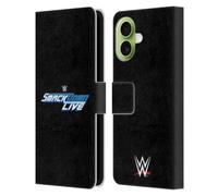 Head Case Designs Officially Licensed WWE Smack Down Live The Shows Leather Wallet Case Compatible With Apple iPhone 17